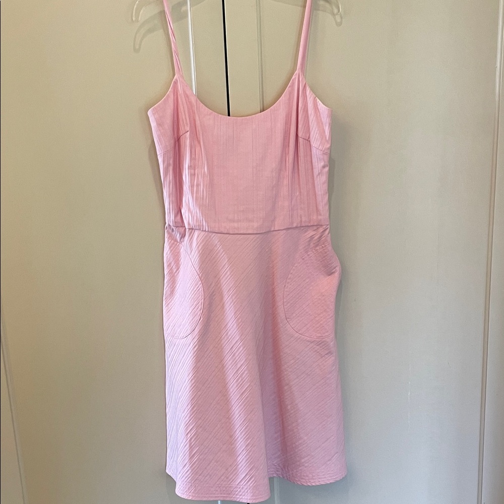Tocca Light Pink Sleeveless Dress with Pockets, Size 4